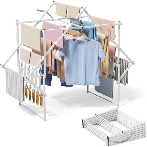 Sakugi Arch Clothes Drying Rack, 48.2" Wide, Foldable